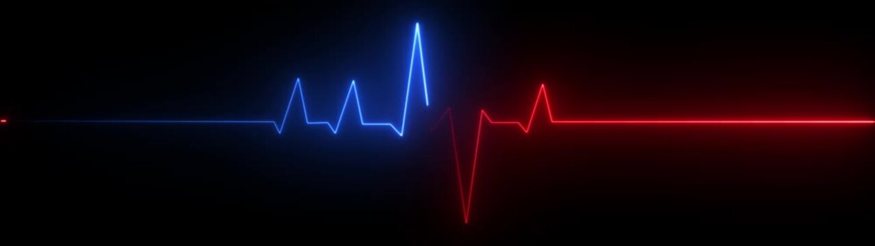 Glowing non electrocardiogram wave showing medical health monitor, emergency cardiology signal and life. heartbeat rate and pulse line.