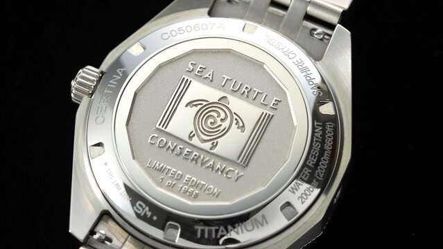 Certina DS Super PH2000M, Luxury Swiss watch, wristwatch. watch on black