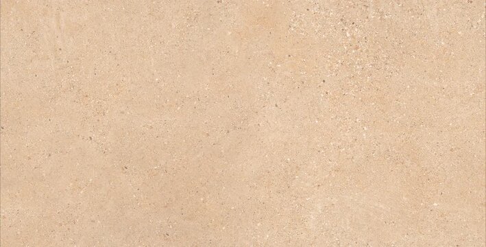 Warm Beige Sandy Stone Texture Background. Natural Ceramic Tile Surface for Interior Design