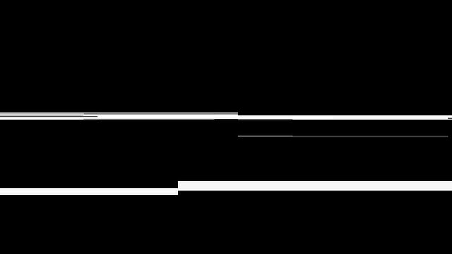 Retro VHS Television Static Animation with Analog Glitch Noise and Broadcast Signal Distortion