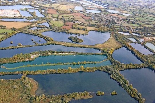 South Cerney Water Park and lakes, Gloucestershire