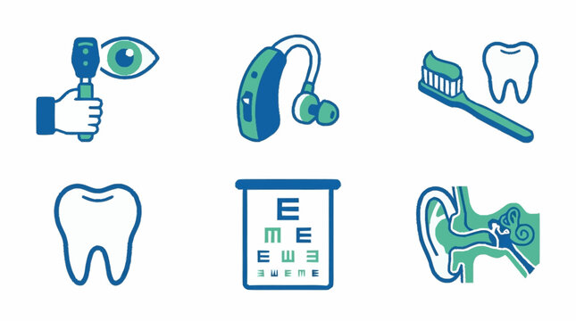 Medical and Dental Healthcare Icons Collection.