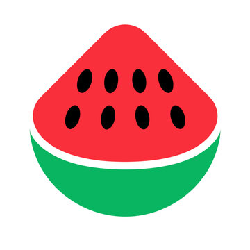 watermelon, fruit, sweet, food, slice, melon, fresh, healthy, dessert, juicy, vector, 수박, 과일