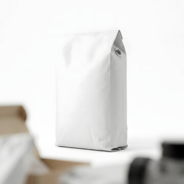 Modern minimalist white paper lantern hanging indoors.