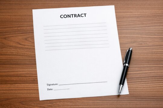 A pen sitting on top of a blank piece of paper, ready for writing