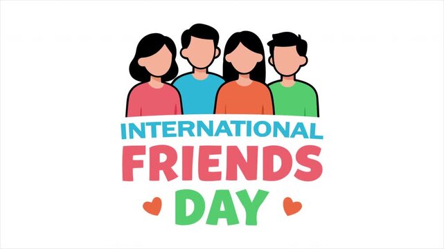 friends international day people