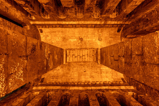Cistern in Dara Ancient City in Mardin, Turkiye