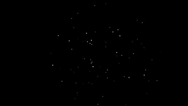 Abstract background of shimmering light particles and bokeh effects on dark backdrop, representing digital concepts and celebrations (433)