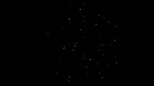 minimalist dark abstract motion with glowing floating particles and dynamic swirling effect (304)