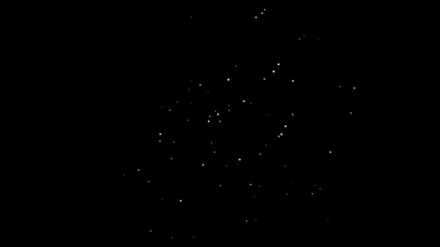 sparkling golden particles swirling in dark abstract motion background for digital effects (308)