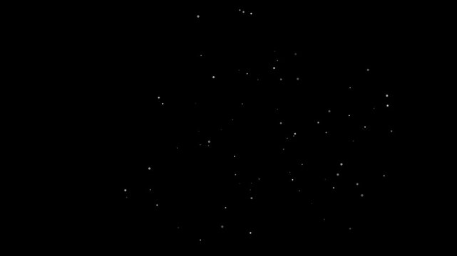 sparkling gold dust particles floating in dark abstract motion background for luxury branding (309)