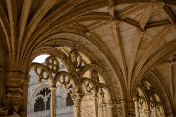 Obraz premium Views from the Jerónimos Monastery in the city of Lisbon, Portugal