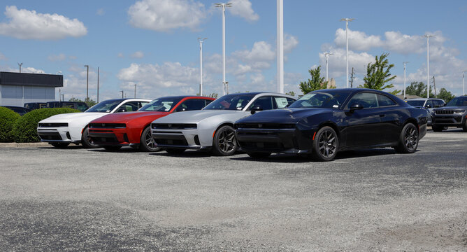 Dodge Charger 6-Cylinder Hurricane gas models. Dodge offers the Charger in RT, Scat Pack, and Daytona models. MY:2026