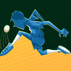 Futebol brasileiro - ilustração de poster © Diogenes