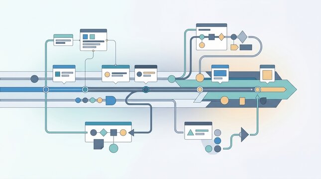 Ai decision log timeline with approvals escalations and audit workflow blocks