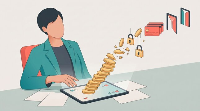 Passive income promise dissolving into subscription fees and locked tiers