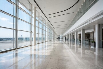 Obraz premium Minimalist luxury interior and scenic outdoor spaces design for modern lifestyle.