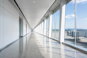 Obraz premium Minimalist luxury interior and scenic outdoor spaces design for modern lifestyle.