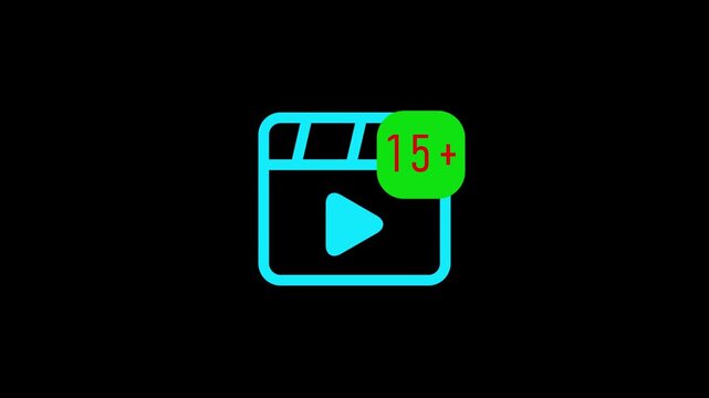 Digital countdown timer display with glowing green l e d digits and play button on black background