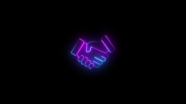 Abstract glowing purple neon brain symbol creativity innovation technology concept