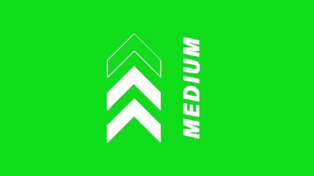 Animated Tap Arrow Icon Chroma Key