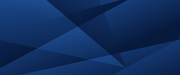 Obraz premium Black dark navy blue silver abstract pattern background. Geometric shape. Line triangle angle fold polygon diamond 3D. Color gradient ombre. Vector background.