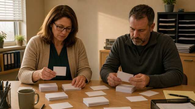Deadline Approaching Focused Pressure Task Card Sorting