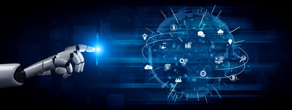 AI supports the digital business ecosystem by enhancing business, ecosystem, and technology connectivity across the digital network Vouch