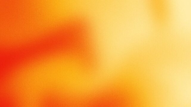 Seamless loop of abstract orange and yellow gradient motion background animation featuring a grainy noise texture, perfect for cinematic intros, presentations, and digital screens.