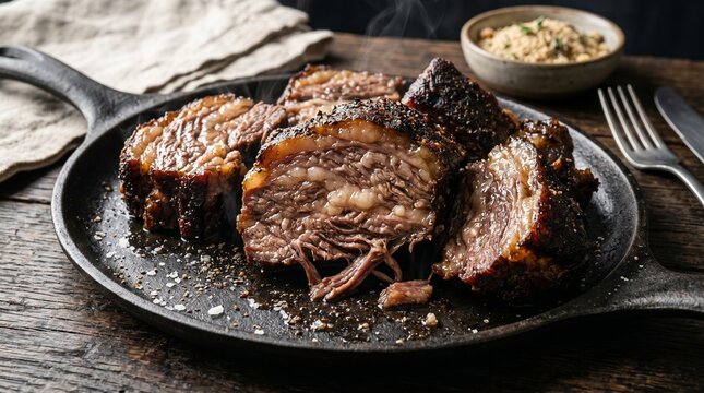 Traditional Brazilian Cupim Slow Roasted Hump Steak