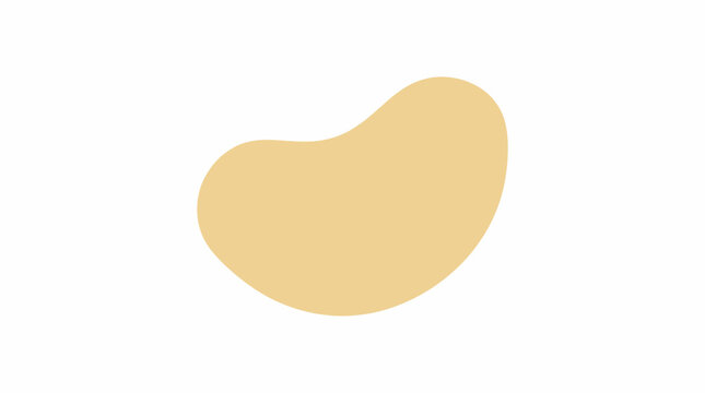 Modern abstract organic shape Abstract organic blob shape. Fluid wavy round forms and soft liquid doodle elements. Modern oval background. vector illustration.