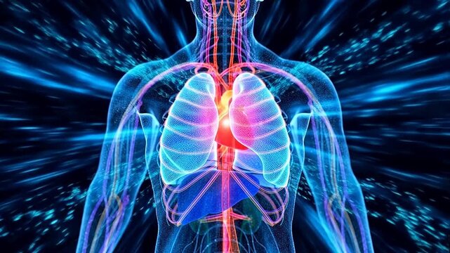 Human body internal organs