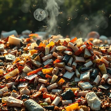 Plastic Waste Pollution and Swarming Insects