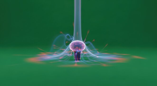 A stunning Travel Nature Graphic  illustration of a Vibrant green  Jellyfish Emotions  captured from an Ecology People  People&rsquo;s Technology  Sports perspective