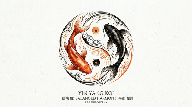 Yin Yang Koi Fish Symbol Of Balance And Harmony Yin yang Koi fish