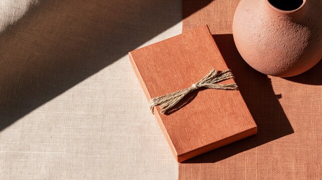 Terracotta Paper Package with String