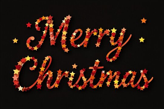 a black background with the words merry christmas written on it