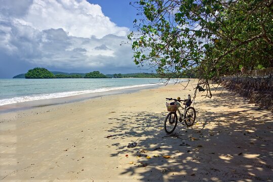 Bicycle on the beach