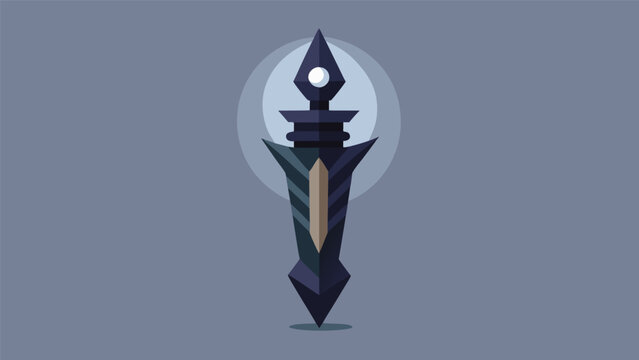 Fantasy magical dagger isolated graphic with glowing orb detail illustration interface mystical artifact mythology supernatural enchanted weaponry fighting legendary detailed swordplay