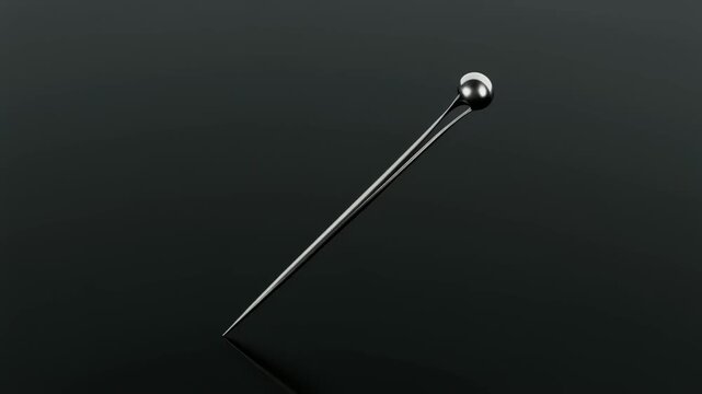 精密な針が静かに動く医療イメージ背景アニメーション