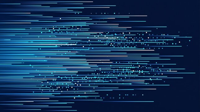 High speed digital data flow line background