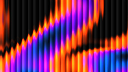 Abstract digital art with a colorful gradient motion effect on ribbed glass texture © IvanMasyudi