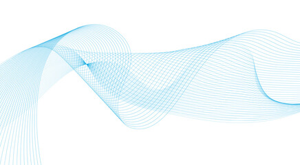 Fototapeta premium A minimalist abstract background emphasizing understated elegance with delicate wavy lines that blue shades.
