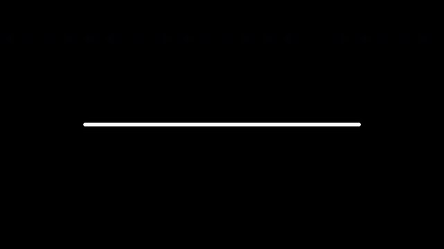 Loading Bar Progress Animation in White | Clean Minimalist Progress Indicator Loop Background