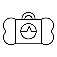 Fototapeta premium Poop Bag Dispenser icon
