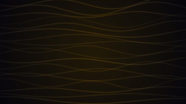 Abstract contour waves flow with smooth motion in dark background