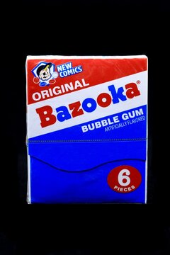 Pack of Bazooka chewing gum
