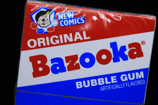 Pack of Bazooka bubble gum