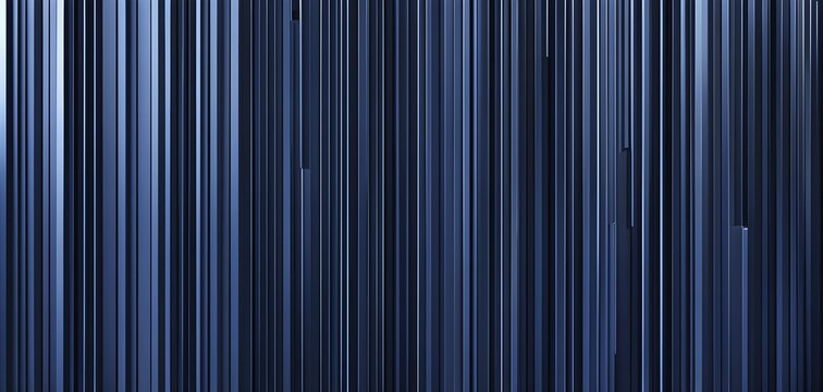 Dynamic abstract digital artwork showcasing a series of vertical lines in varying shades, creating a modern and sleek visual texture, AI generated