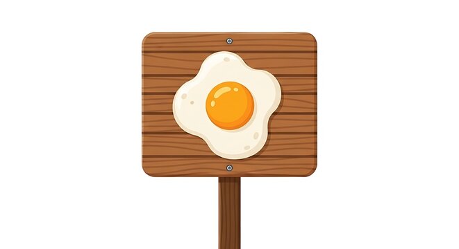 Wooden signpost with coffee cup symbol outdoors.